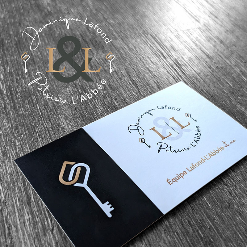Logo et carte d'affaires de Équipe Lafond-L'Abbée