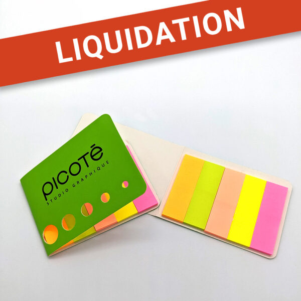 Carnet de post-it colorés