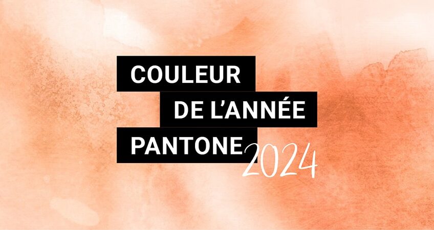 Image de la couleur Pantone 2024, Peach Fizz, qui apporte de la douceur et de la fraîcheur dans nos vies.