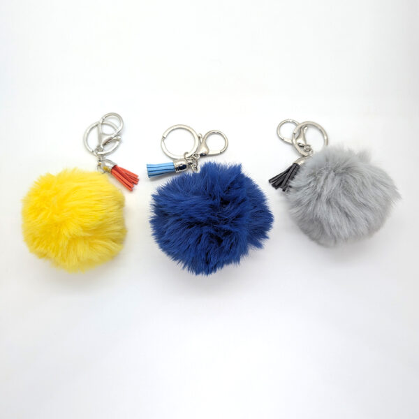 Porte-clés à pompon